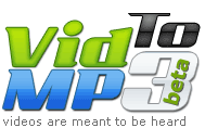 vidtomp3 logo save convert video as audio format