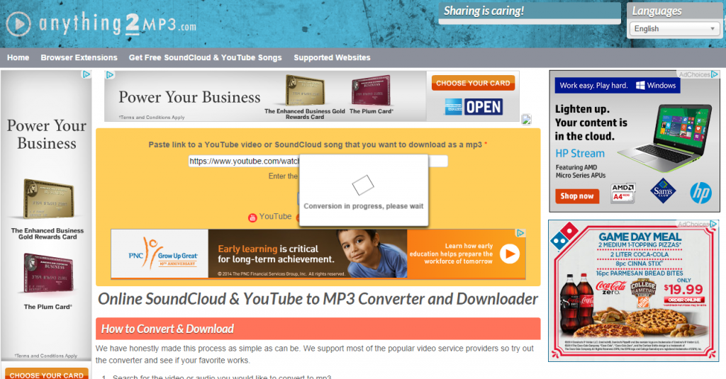 anything2mp3 converter