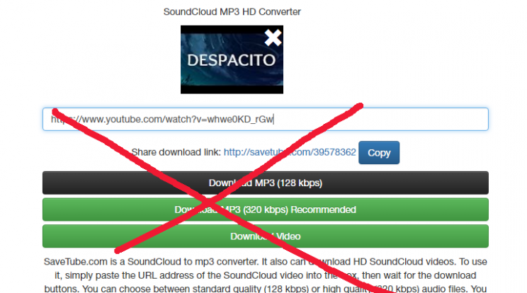 savetube.com download options redirecting to cloudfile co