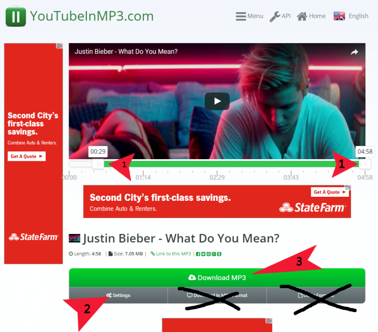 youtubeinmp3 second step download mp3
