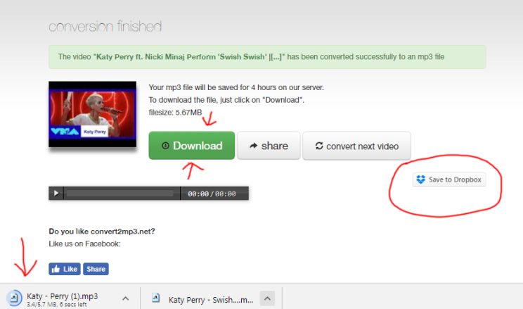 convert2mp3.net download youtube to mp3 tutorial step 5 download mp3