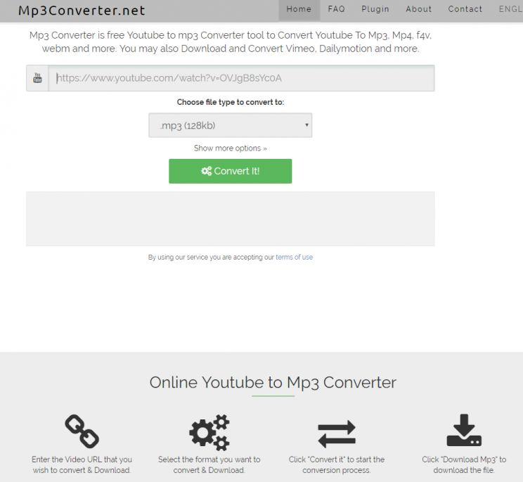mp3converter.net save youtube a mp3 tutorial review step 1 open front page