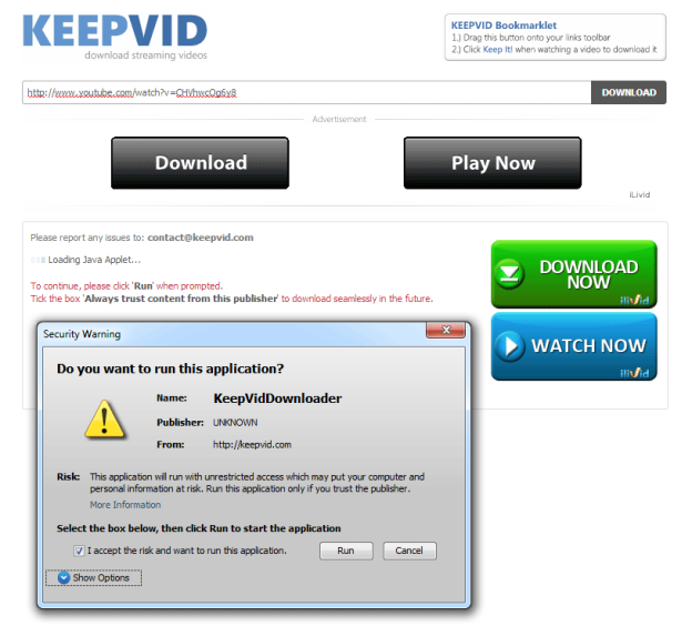 free online youtube downloader keepvid