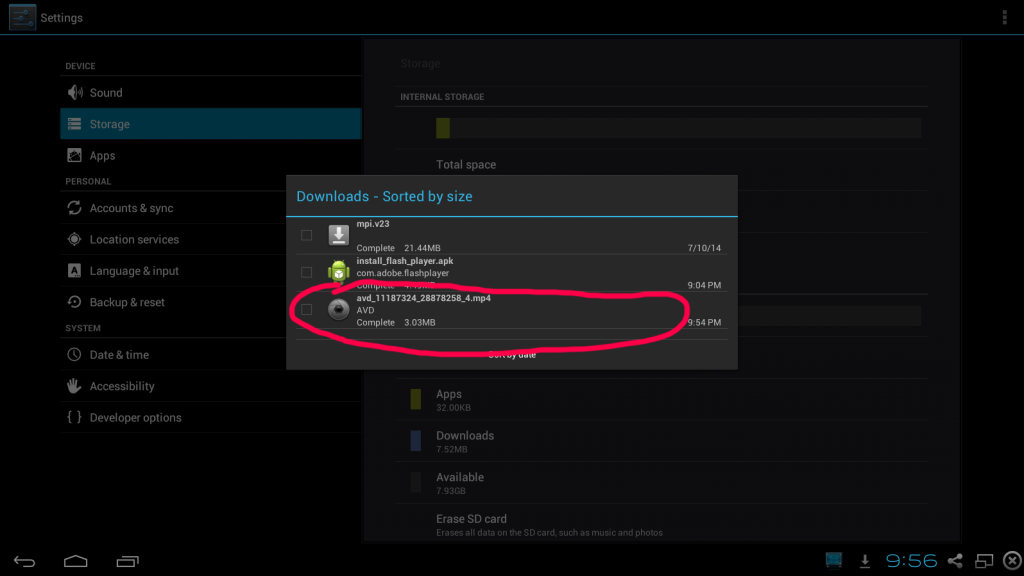 avd android video downloader review confirmation of the video download - android storage agrees