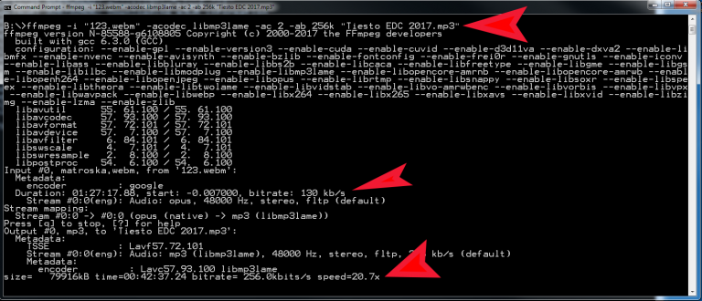 ffmpeg map audio from second video