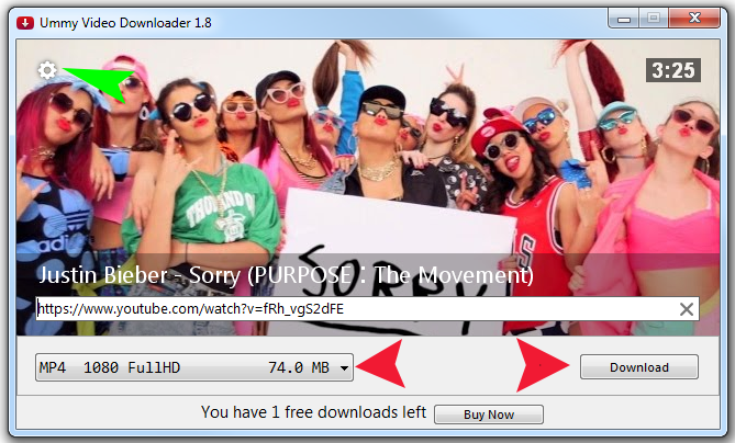 ummy video downloader step 1 download youtube video hd 1080p