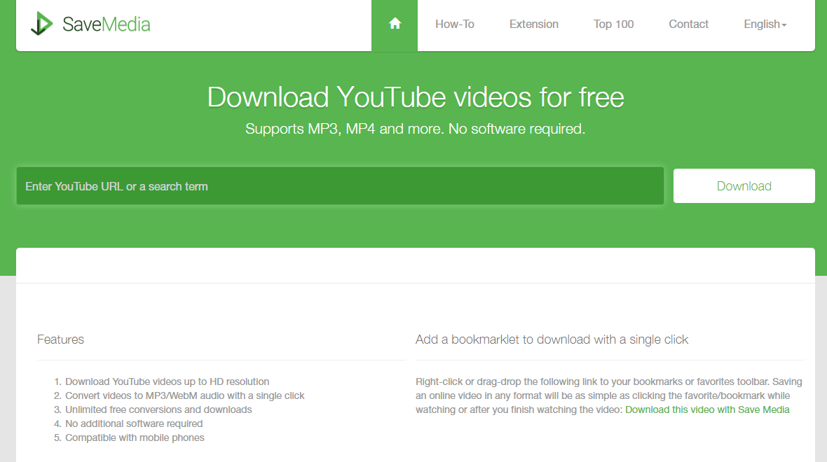 Save Video from youtube.