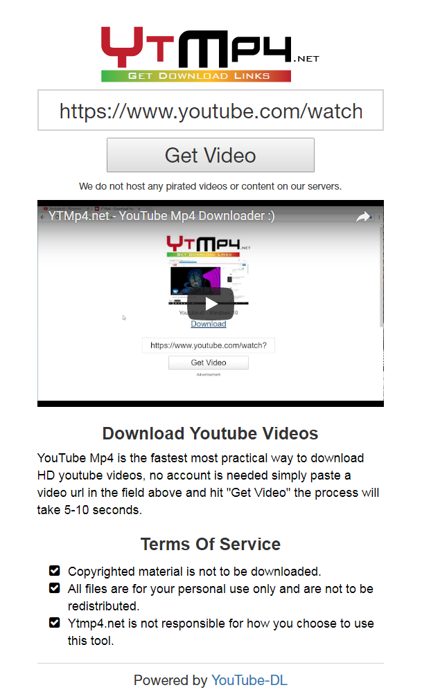 ytmp4.net review tutorial download youtube videos to mp4 step 1 front page