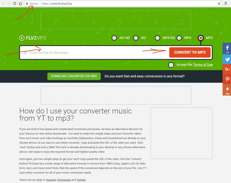 flv2mp3.org is now known as flv2mp3.by and it's back to mp3 conversions