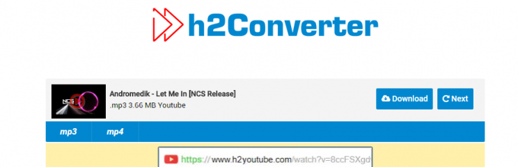 h2converter.com tutorial step 4 mp3 is ready for download