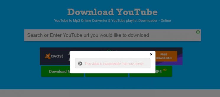 youtubecomtomp3.com tutorial step 2 video inaccessible