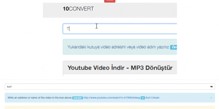 10convert.com review tutorial step 1 front page
