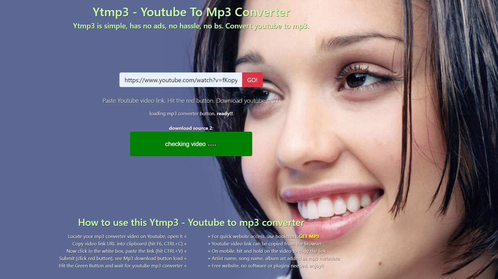 Ytmp3 Is A Great Little Youtube To Mp3 Converter Free Online Secure