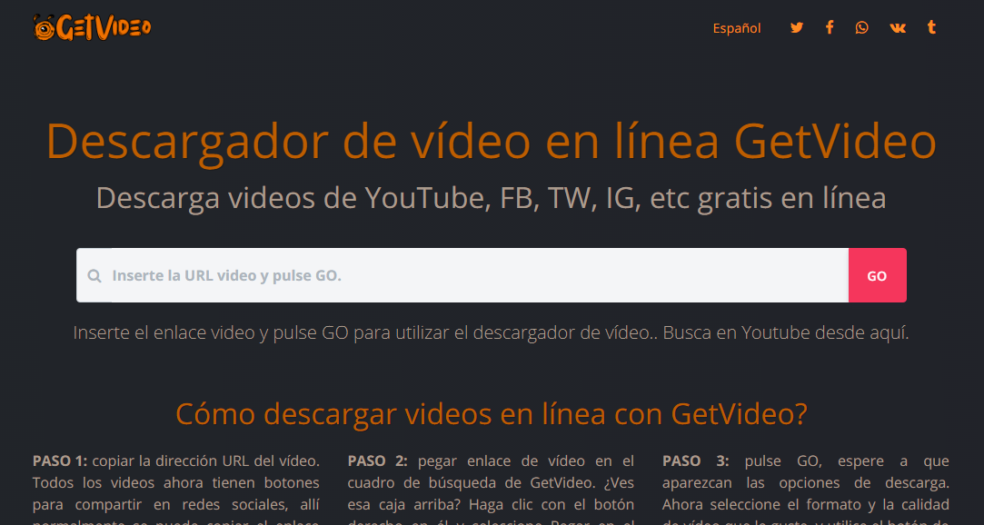 Getvideo.Stream helps download online videos. Read in many ...