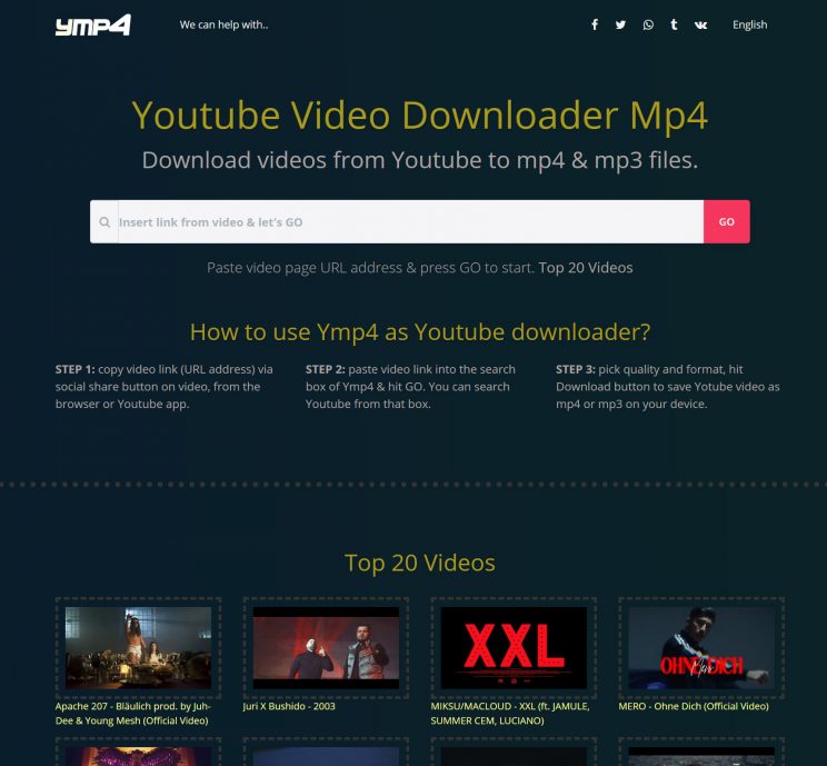 ymp4 download front page top 20