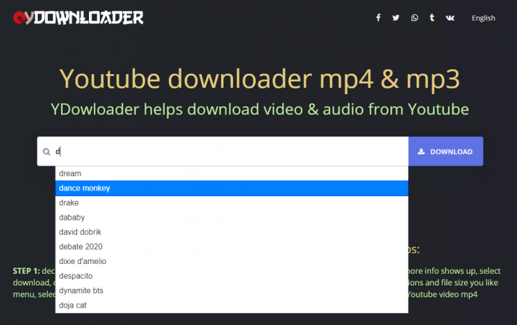 ydownloader search videos