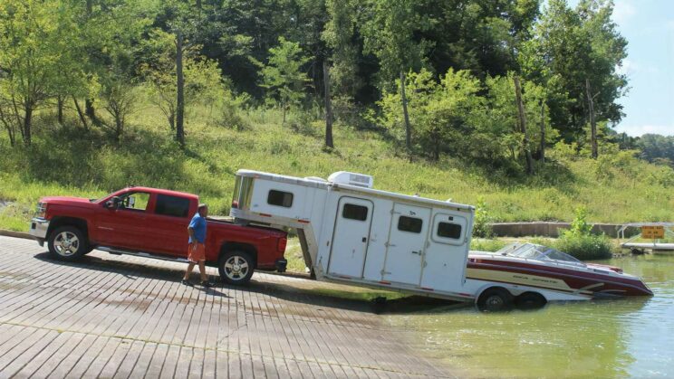 traveling on truck trailers or fishing boats